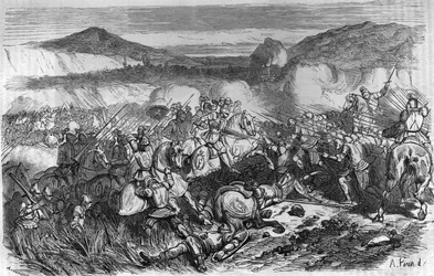 Batalla de Marignano (Italia), 13 de septiembre