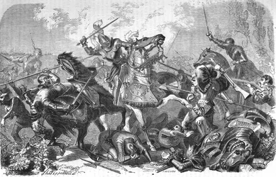 Batalla de Pavía (Italia), 24 de febrero