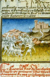 Batalla de Soissons - Miniatura de la Edad Media (ref. 512)