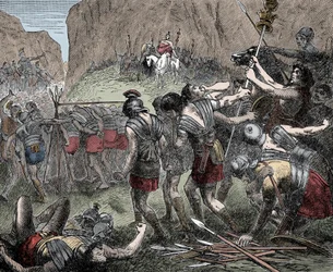 Batalla de las Horcas Caudinas - Batalla de las Horcas Caudinas (Furculae Caudinae) - 321 a.C. entre los romanos y los samnitas durante la Segunda Guerra Samnita