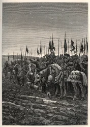 Antes de la batalla de Agincourt - Guerra de los 100 años: Batalla de Azincourt (Pas-de-Calais) 25 de octubre