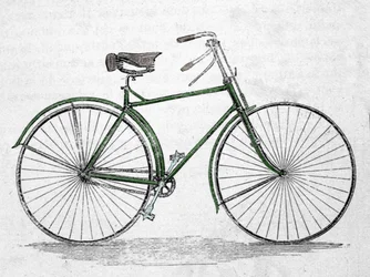 Modelo de bicicleta con marco