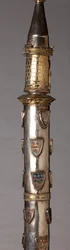 Candelabro (?), orfebrería (detalle)