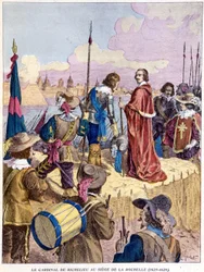 Cardenal Richelieu en el sitio de La Rochelle (1627 - 1628)
