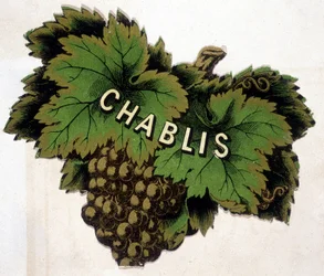 Etiqueta de Chablis. Cromolitografía, s.f.
