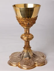 Cáliz. Orfebrería, joyería. Copia del siglo XIX de un original del siglo XVI