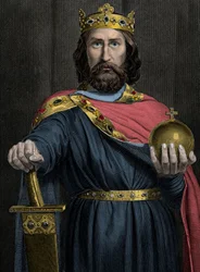Carlomagno (Carlos I el Grande, Carolus Magnus, 742-814), Rey de los Francos