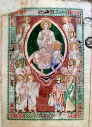 Cristo y los profetas del Antiguo Testamento. Manuscrito de la Abadía de Citeaux