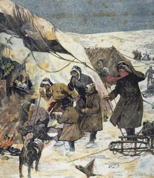 Navidad en Groelandia en 1903.