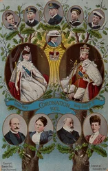 Postal de la coronación