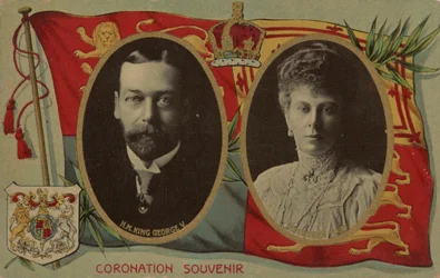 Recuerdo de la coronación, rey Jorge V