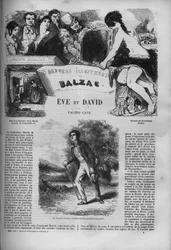 Portada de la novela “Eva y David”
