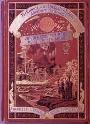 Portada de un libro de Julio Verne en alemán