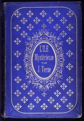 Portada del libro “La isla misteriosa”, novela de Jules Verne