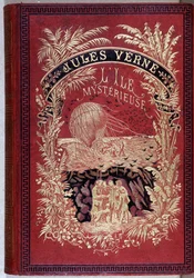 Portada del libro “La isla misteriosa” de Jules Verne