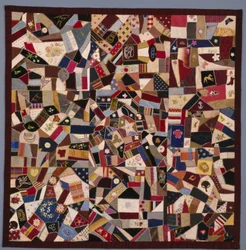 Colcha "Crazy", c.1885