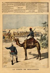 Creación de un cuerpo especial de Meharistas para la conquista francesa de Sudán, para luchar contra los tuareg