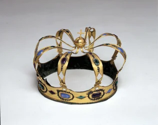 Corona de Oro y Gemas del Rey de Italia por Napoleón Bonaparte (1769 - 1821). Museo del Risorgimento. Milán
