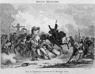 Muerte de Dugommier - Lucha en la Montaña Negra contra los españoles