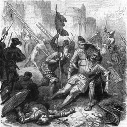 Muerte del condestable de Borbón