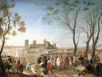 Diciembre de 1733, Capitulación de Milán ante Carlos Manuel III de Saboya (pintura)