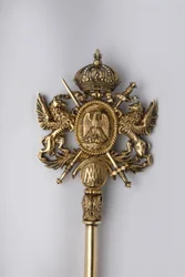 Detalle de la llave de Chambellan, México. Período del Rey Maximiliano I (1832-1867).