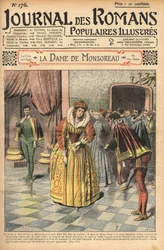 Diana, reconocida como la Condesa de Monsoreau, fue presentada a la corte. Ilustración de 