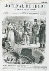 Edmond Dantès, el Conde de Montecristo (Montecristo) tiene una recepción - en “Le Journal du Jeudi” del 03/05/1860