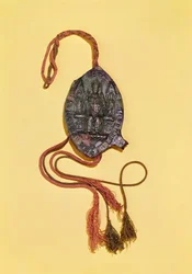 Sello episcopal de Anthony Beck, obispo de Durham (m.1310), c.1284