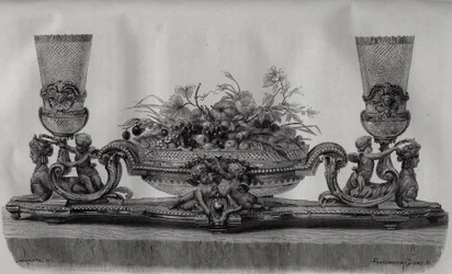 Especialmente en cristal de la fábrica de Baccarat - grabado en 