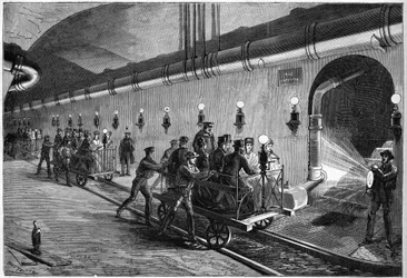 Excursión en las alcantarillas de París en 1872