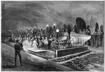 Excursión en las alcantarillas de París en 1872