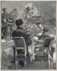 Collares famosos: collar de perlas de Josefina. El cónsul Napoleón Bonaparte pregunta por el origen del collar de perlas en el cuello de su esposa, Josefina de Beauharnais (Marie Josephe Rose de Tascher de La Pagerie).