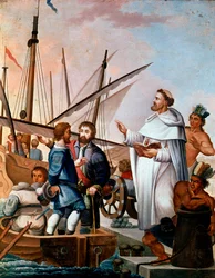 Fray Bartolomé de Olmedo bendeció bergantines y marineros para explorar el nuevo mundo en 1500