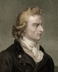 Friedrich Von Schiller 1759-1805 - grabado - siglo XIX