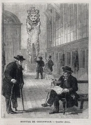 HOSPITAL DE GREENWICH: La figura de proa del buque de guerra 