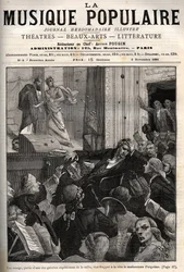 Giovanni Battista Pergolesi (1710-1736) golpeado en la cabeza con una lanza de naranja desde una de las galerías en el salón del Teatro Tor di Nona en Roma en enero de 1735, durante el estreno de la ópera Olimpiade