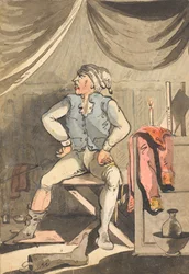 ¿Hacer la ronda dices? ¿Qué quieres decir con eso? - ¿No puedes oír la lluvia, sinvergüenza?, 1796