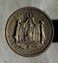 Sello de oro del reino de Italia en tiempos de Napoleón I