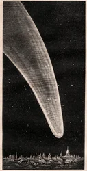 Gran Cometa de 1811 - Gran Cometa de 1811 - grabado circa 1867