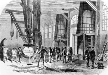 Fundición de Grenelle en 1885