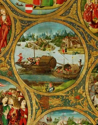 Heinrich II " Jasomirgott ", duque de Austria, camino de la cruzada