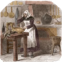 Hélène Jegado (1803-1852), sirvienta francesa y asesina en serie - La envenenadora Hélène Jegado (1803-1852) - Grabado del siglo XIX