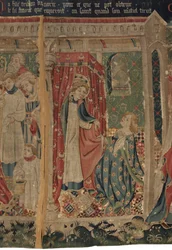 Historia de San Piat y San Eleuterio, Escena 11: Las tentaciones de San Eleuterio