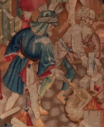 Historia de San Piat y San Eleuterio, Escena 5 (detalle)