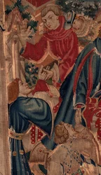 Historia de San Piat y San Eleuterio, Escena 8 (detalle) Parte central