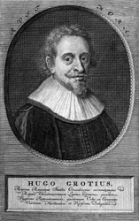 Hugo Grotius (1583-1645) (Huig de Groot), abogado y diplomático holandés.