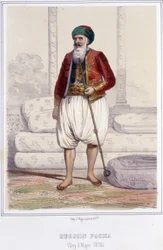 Hussein pasha, dey (Gran tío) de Argel desde 1818 hasta 1830 cuando los franceses tomaron Argel
