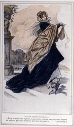 Ilustración para la obra de teatro "Barberine" creada en 1835 por Alfred de Musset.