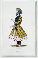 India: hombre de Delhi - en “Los diferentes pueblos de la tierra” de Padre Paul Jonhanneaud, Librería de Buenos libros